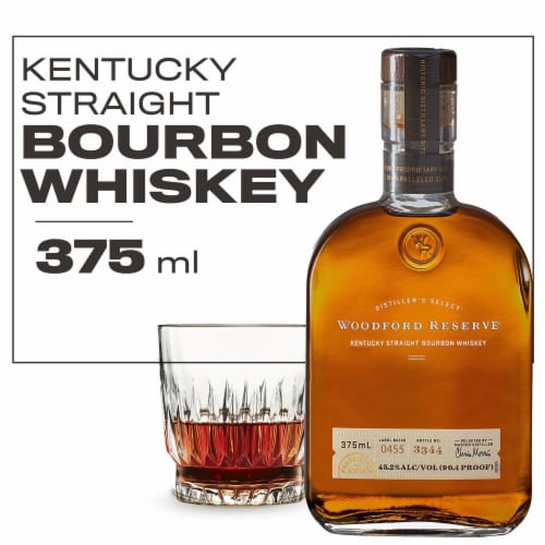 Woodford Reserve Kentucky Straight Bourbon Whiskey Perspective: front