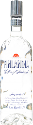 Finlandia Classic Vodka Perspective: front