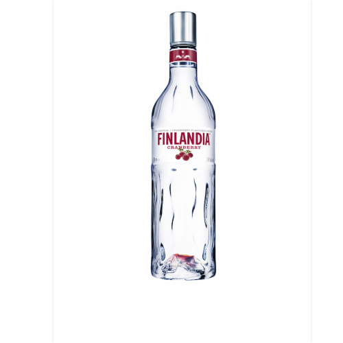 Finlandia Cranberry Flavored Vodka Perspective: front