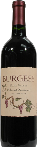 Burgess Cabernet Sauvignon Perspective: front