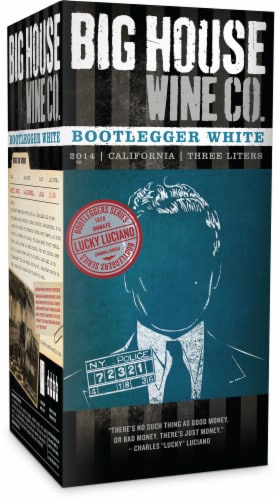 Big House Bootlegger White Wine Perspective: front
