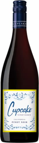 Cupcake Vineyards Pinot Noir California Red Wine Perspective: front