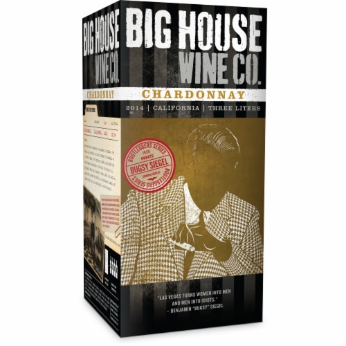 Big House Bugsy Siegel Bootleggers Series Chardonnay California White Wine Perspective: front