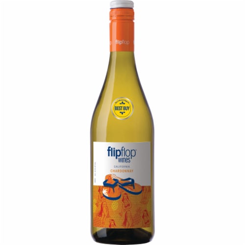 Flipflop Chardonnay White Wine Perspective: front