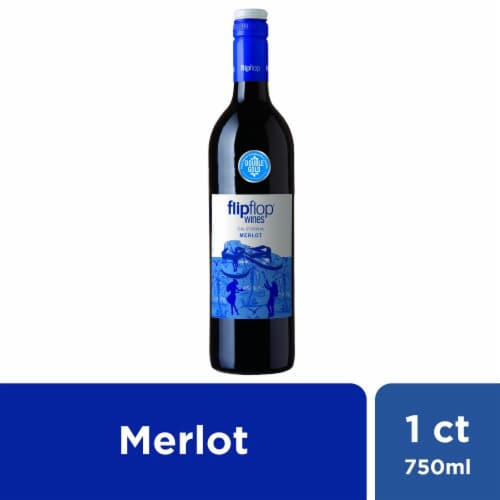 Flipflop Merlot California Red Wine Perspective: front