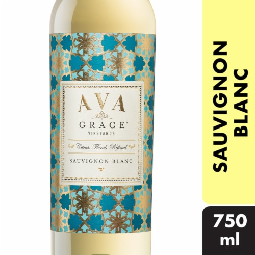 Ava Grace Vineyards Sauvignon Blanc California White Wine Perspective: front