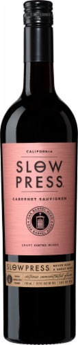 Slow Press Cabernet Sauvignon Red Wine Perspective: front