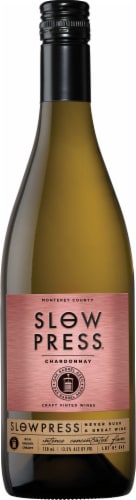 Slow Press Chardonnay White Wine Perspective: front