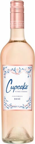 Cupcake Vineyards Blend California Rose Wine Perspective: front
