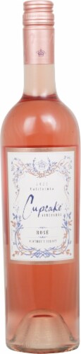Cupcake Vineyards Rose Wine Perspective: front
