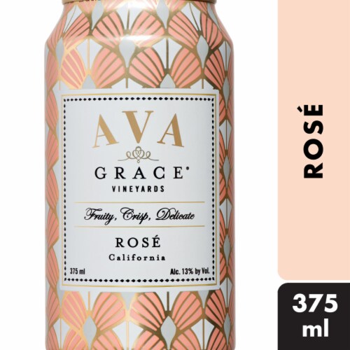 Ava Grace Vineyards Rose Wine Perspective: front