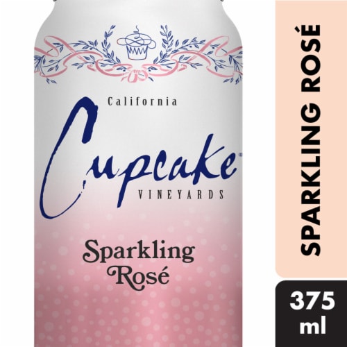 Cupcake Vineyards® Sparkling Rose Wine Spritzer Perspective: front