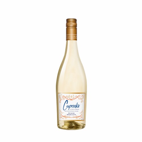 Cupcake Vineyards Signature Sweets Peach Moscato Italy Wine Perspective: front
