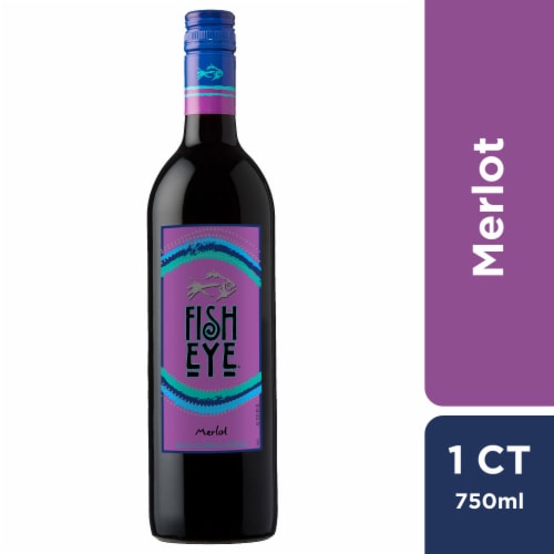 Fish Eye Merlot Australia Red Wine Perspective: front