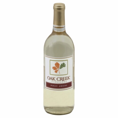 Oak Creek® Vineyards Pinot Grigio California White Wine Perspective: front