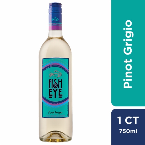 FishEye Winery Pinot Grigio White Wine Perspective: front