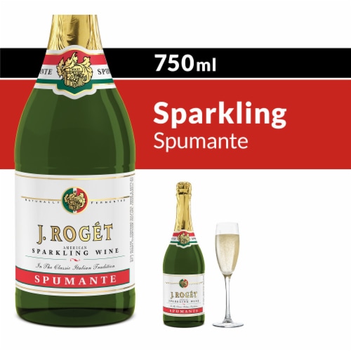J. Roget Spumante White Sparkling Wine Perspective: front