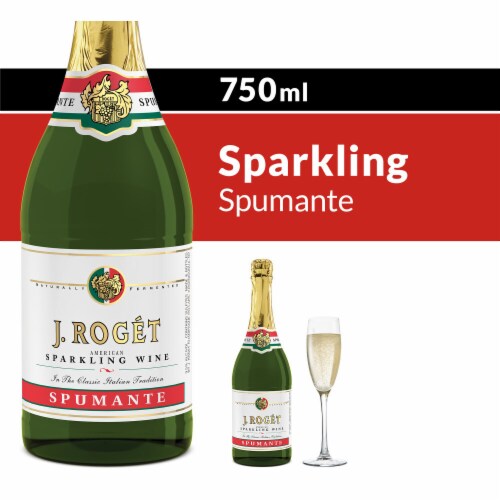 J. Roget Spumante White Sparkling Wine Perspective: front