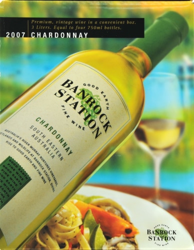 Banrock Station Chardonnay Boxed Wine Perspective: front