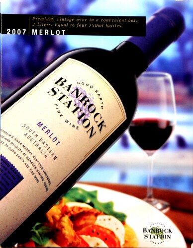 Banrock Station Merlot Boxed Wine Perspective: front