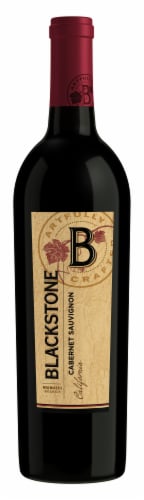 Blackstone Winery Cabernet Sauvignon California Red Wine Perspective: front