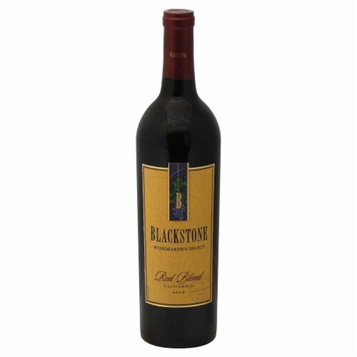 Blackstone Winery California Red Blend Wine Perspective: front