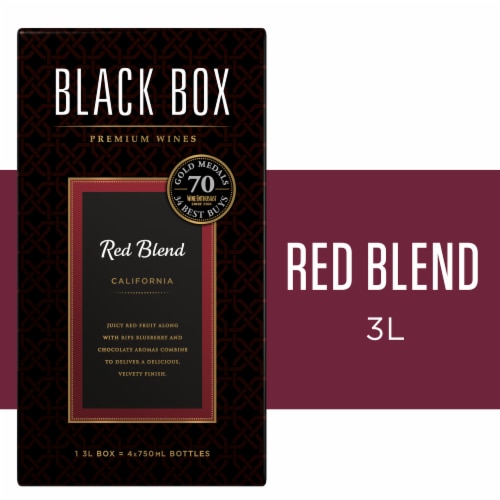 Black Box Red Blend Wine Perspective: front