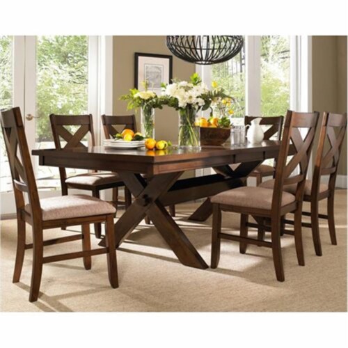Kraven 7pc Dining Set Perspective: front