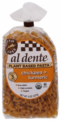 Al Dente® Chickpea + Turmeric Pasta Perspective: front