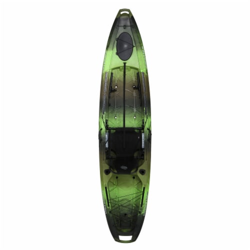 Lifetime Stealth Pro Angler 118 Fishing Kayak - Green/Brown Perspective: front