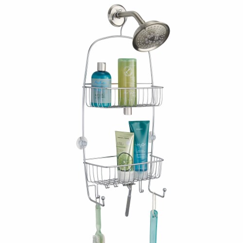 Interdesign Basket Shower Suction Clear