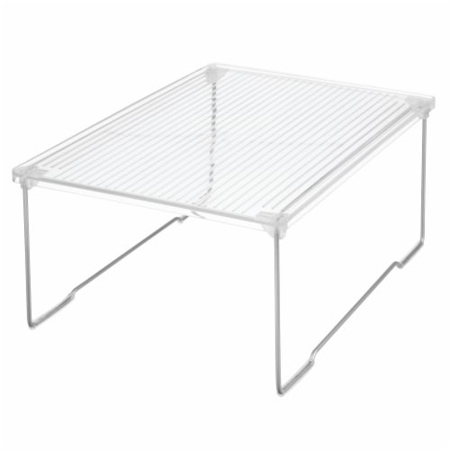 iDesign Clear Undersink Shelf Perspective: front