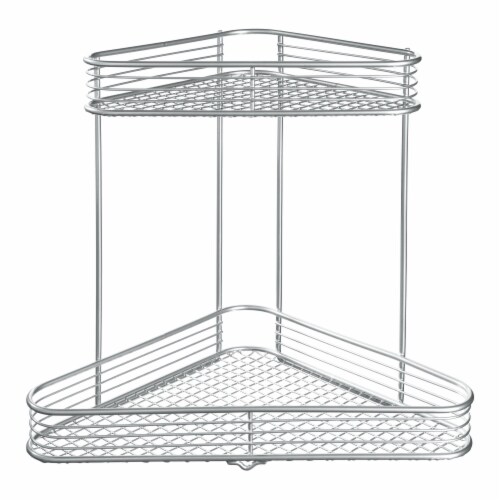 iDesign Vienna 2 Tier Corner Shelf Perspective: front
