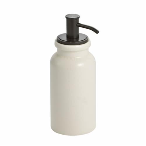 InterDesign Westport Soap Pump - Cream/Bronze Perspective: front