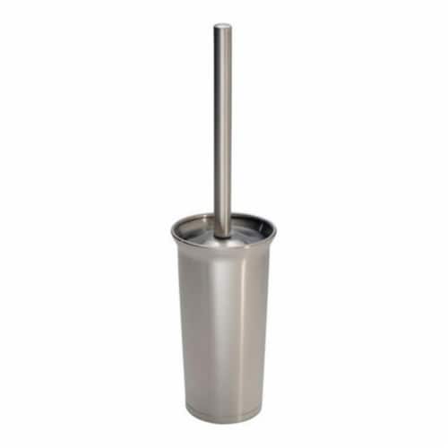 iDesign Forma Brushed Stainless Steel Bowl Brush - Silver Perspective: front