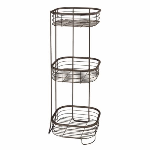 InterDesign Forma 3-Tier Shower Shelf - Bronze Perspective: front