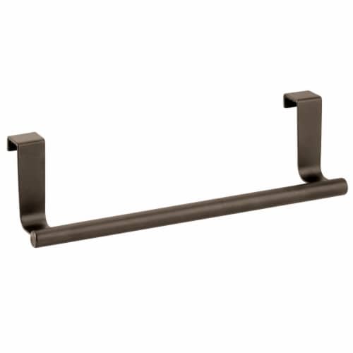 iDesign Forma Over-the-Cabinet Towel Holder - Bronze Perspective: front