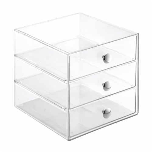 InterDesign 3Drawer Organizer Clear, 1 ct Baker’s