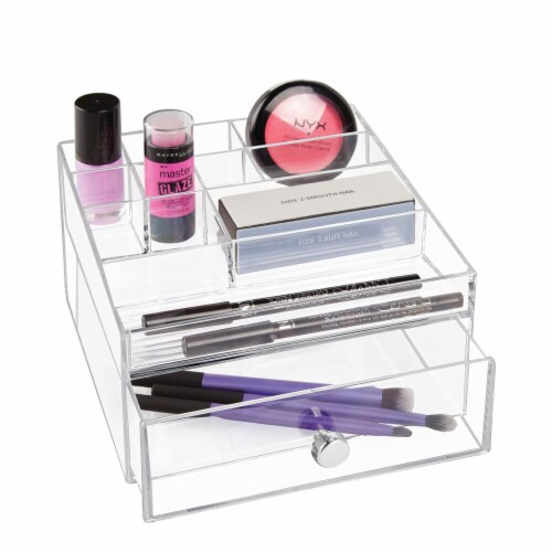 iDesign Clarify Clear Cosmetic Organizer Perspective: front