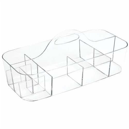 InterDesign Clarity Vanity Organizer - Clear Perspective: front