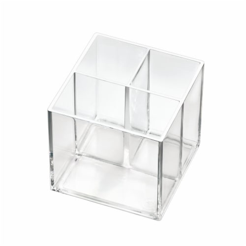 iDesign Clear Cosmetic Cube Perspective: front