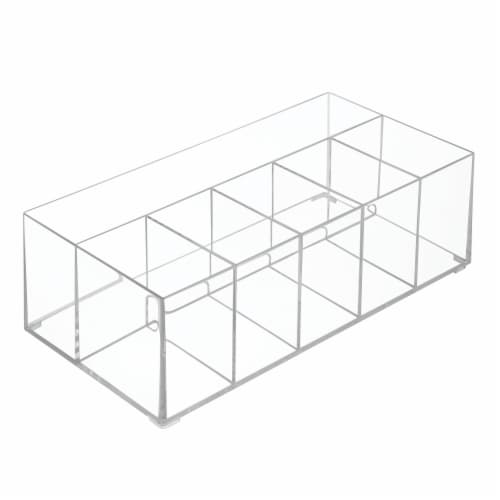 InterDesign Clarity Cosmetic Organizer - Clear Perspective: front