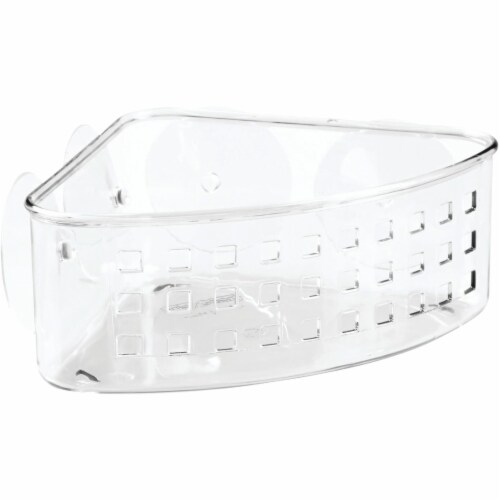 InterDesign Bath Crnr Basket Clr Perspective: front