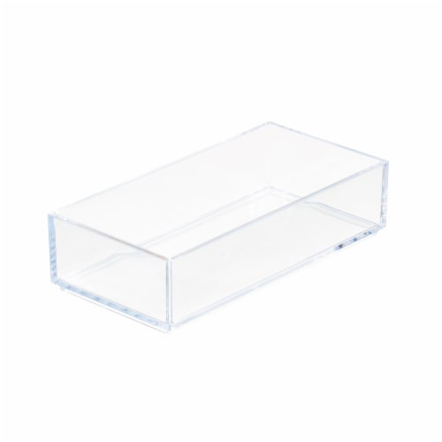 iDesign Clarity Cosmetic Organizer - Clear Perspective: front