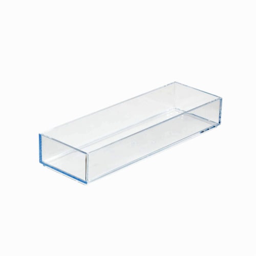 iDesign Clarity Cosmetic Organizer - Clear Perspective: front