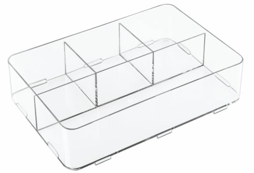 iDesign Clarity Divided Drawer Organizer Perspective: front