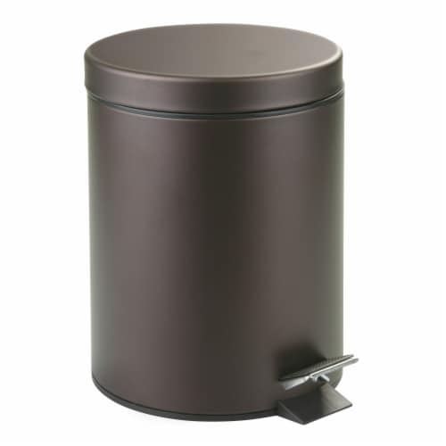 iDesign Step Can with Bucket Insert - Bronze Perspective: front