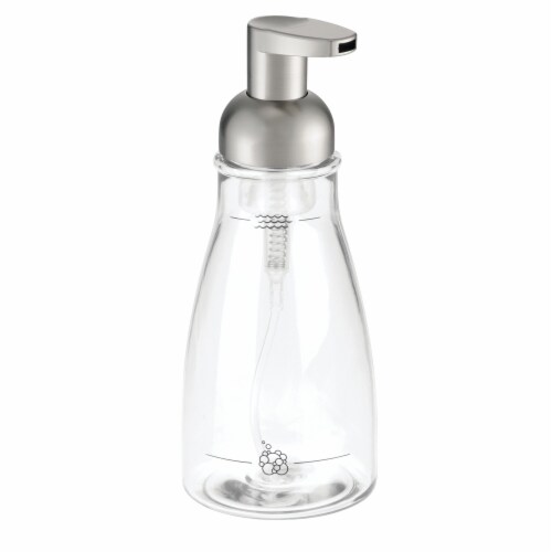 iDesign Brushed Nicke lFoaming Soap Pump Perspective: front