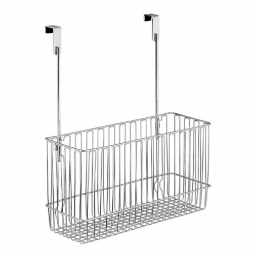 iDesign Stainless Steel Over Cabinet Basket Perspective: front