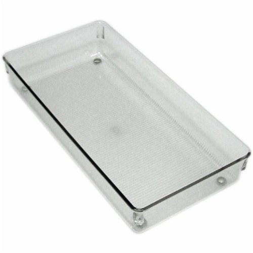 InterDesign Linus Drawer Organizer - Clear Perspective: front